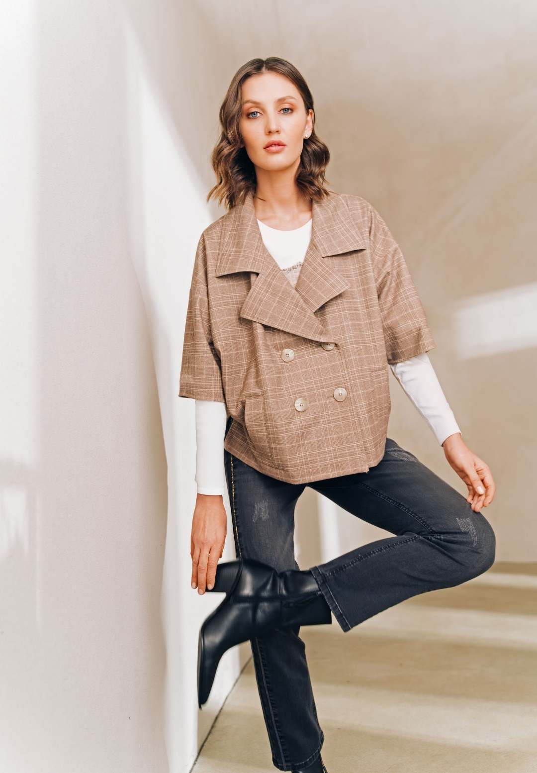 Hosen, Jeans, Ärmel, Hoher Absatz, Mantel